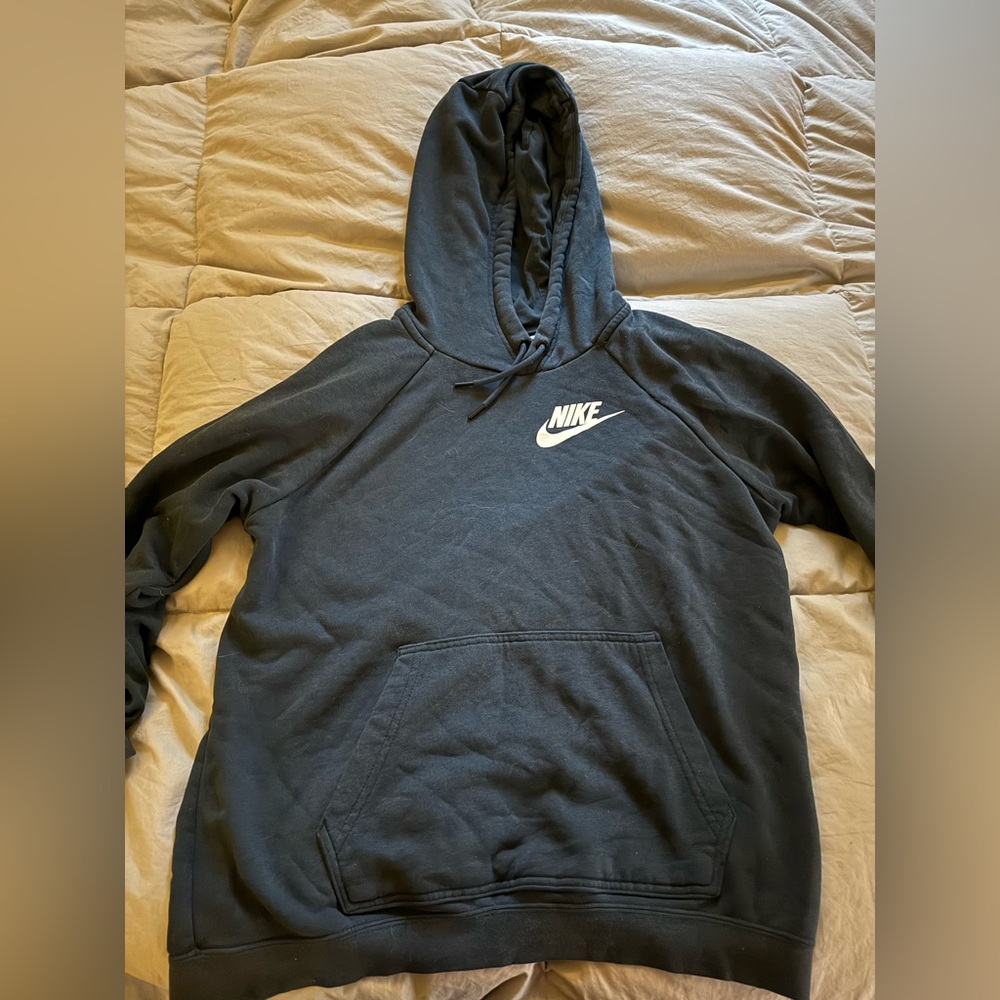 Nike Men's Dark Gray Hoodie